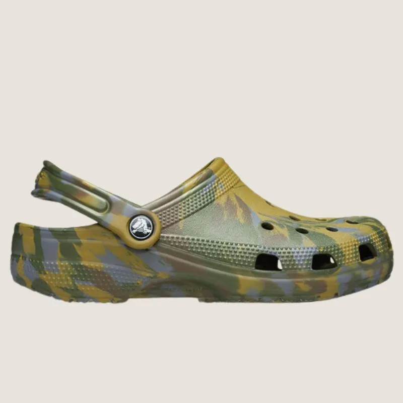 Crocs Classic Marmorierte Clogs_Crocs