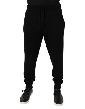 Dolce & Gabbana Kaschmir Jogginghose mit mittlerer Taillen-Männerhose (Secondhand)