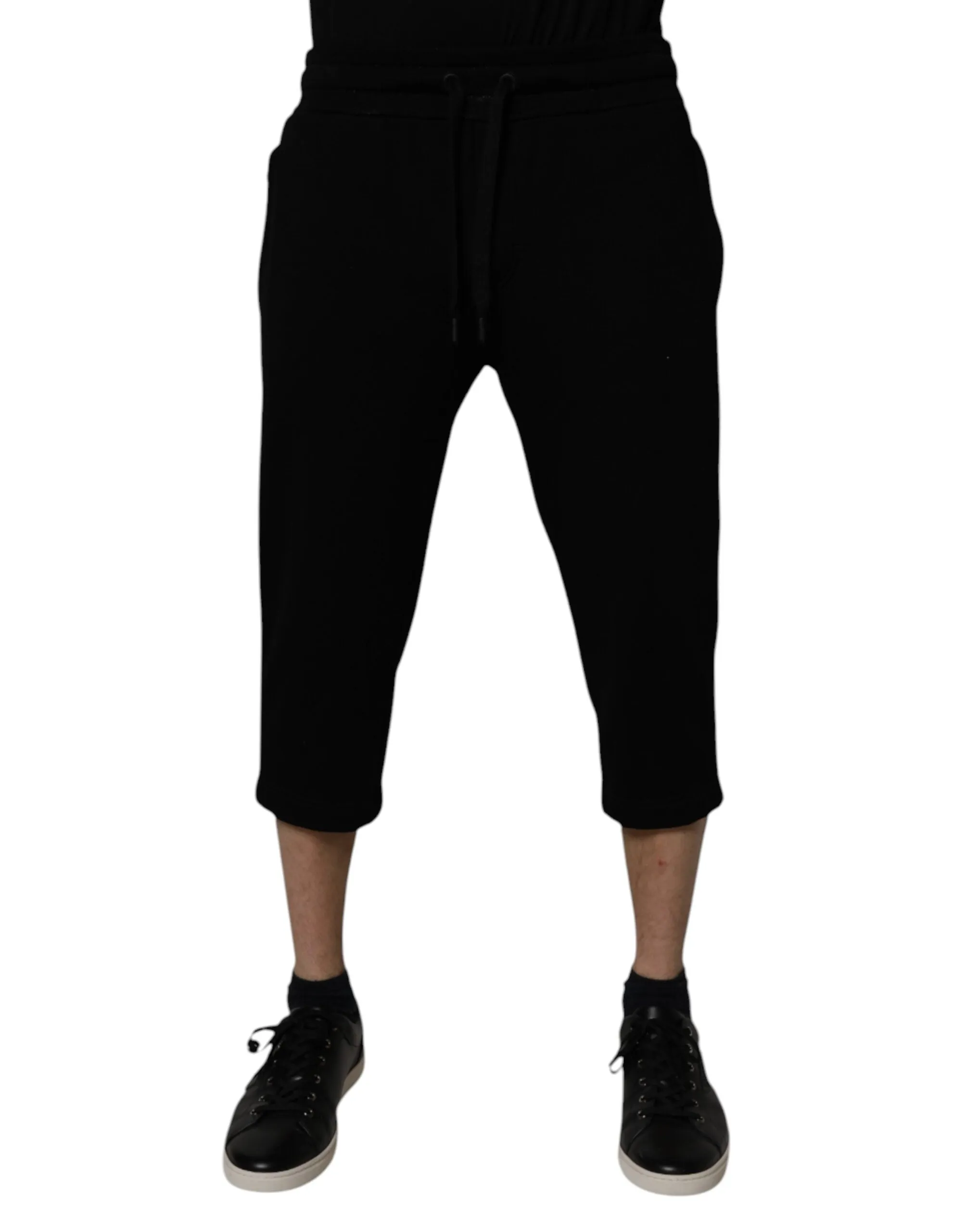 Dolce & Gabbana Baumwoll-Mix Cropped Sweatpants für Herren