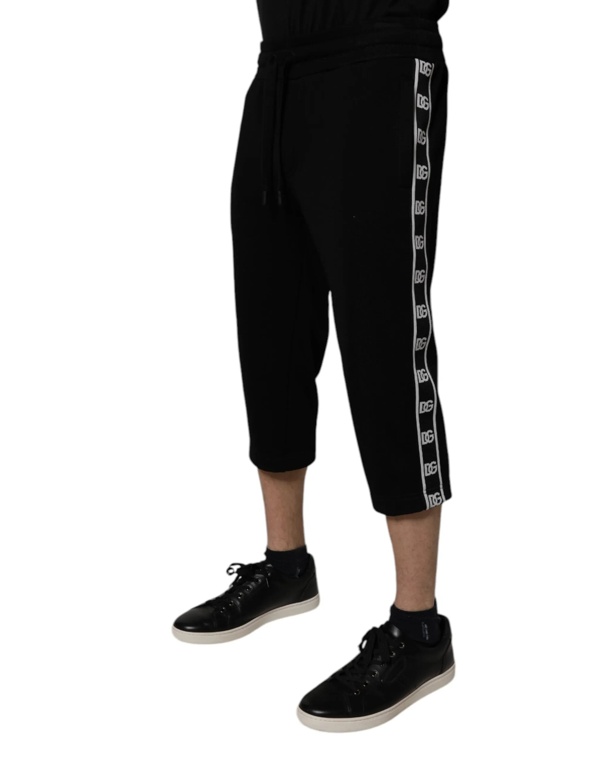 Dolce & Gabbana Baumwoll-Mix Cropped Sweatpants für Herren