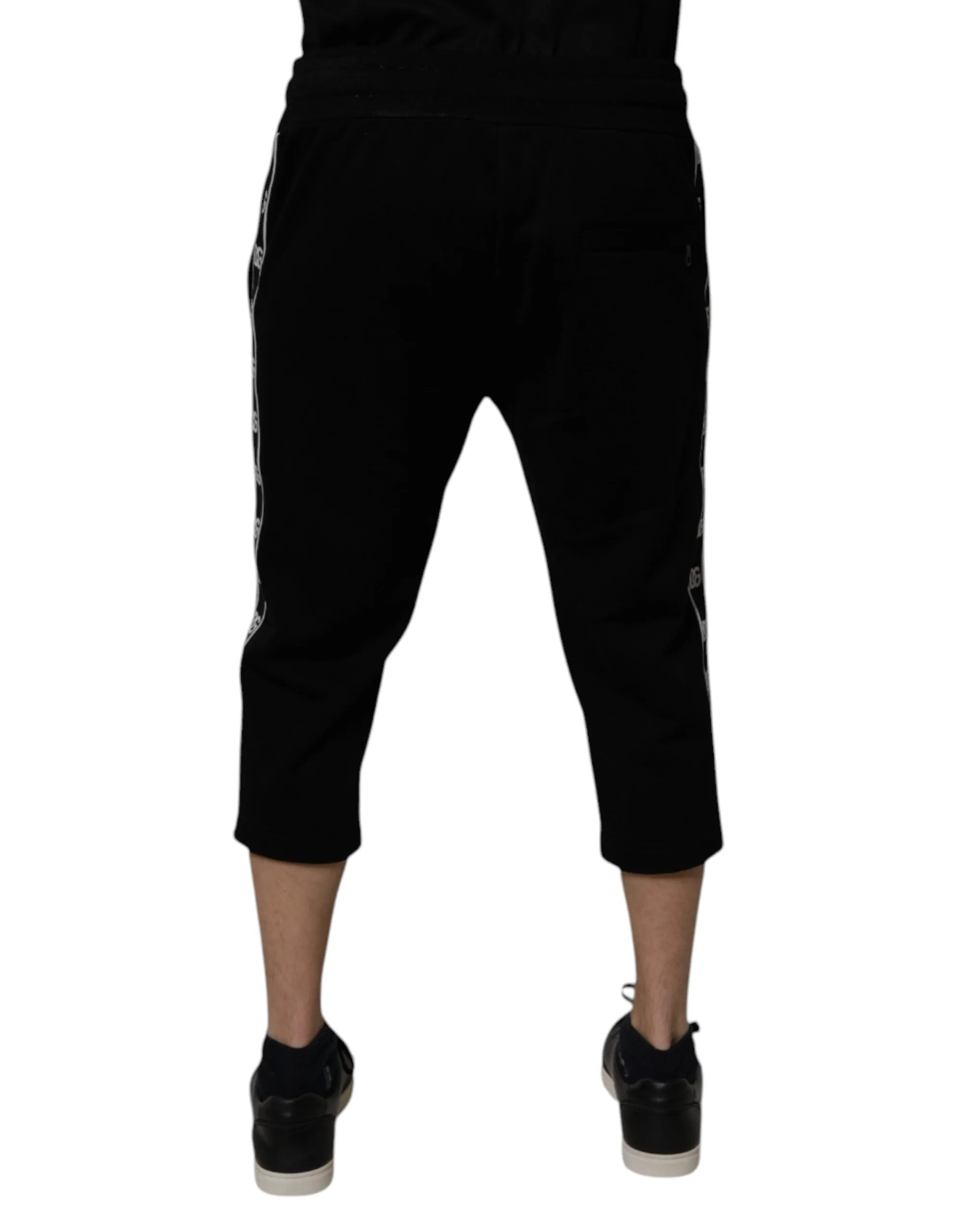 Dolce & Gabbana Baumwoll-Mix Cropped Sweatpants für Herren