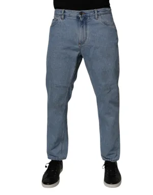 Dolce & Gabbana Baumwoll-Skinny Herren Jeans mit mittlerer Taillenhöhe (Secondhand)