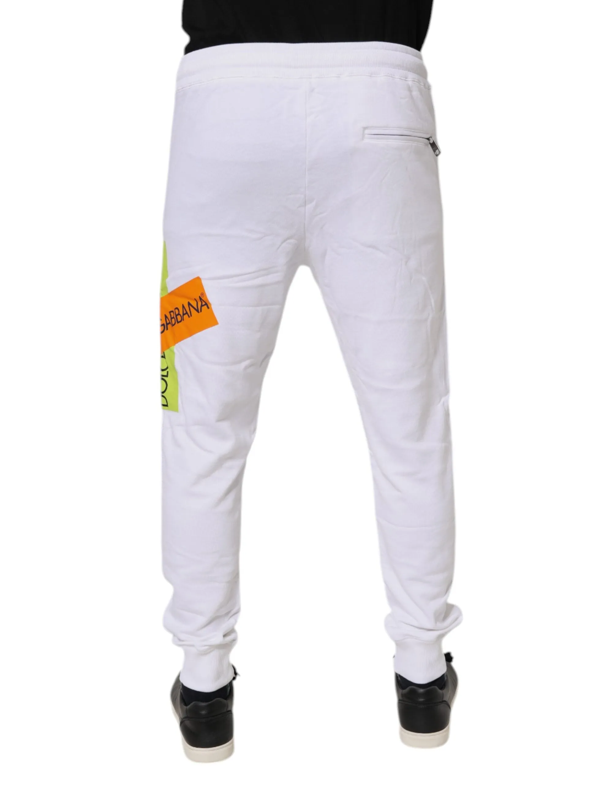 Dolce & Gabbana Logo-Band Jogger Baumwoll-Sweatpants Herren (Vorgetragen)