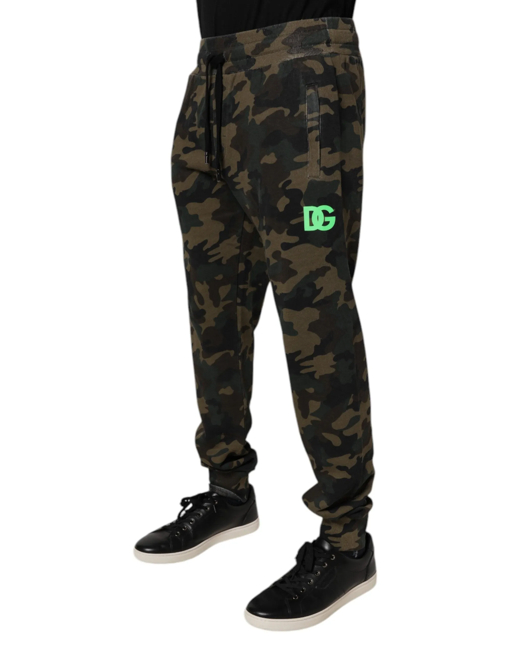 Dolce & Gabbana Multi Camouflage Jogger Sweat - Herrenhose (Secondhand)