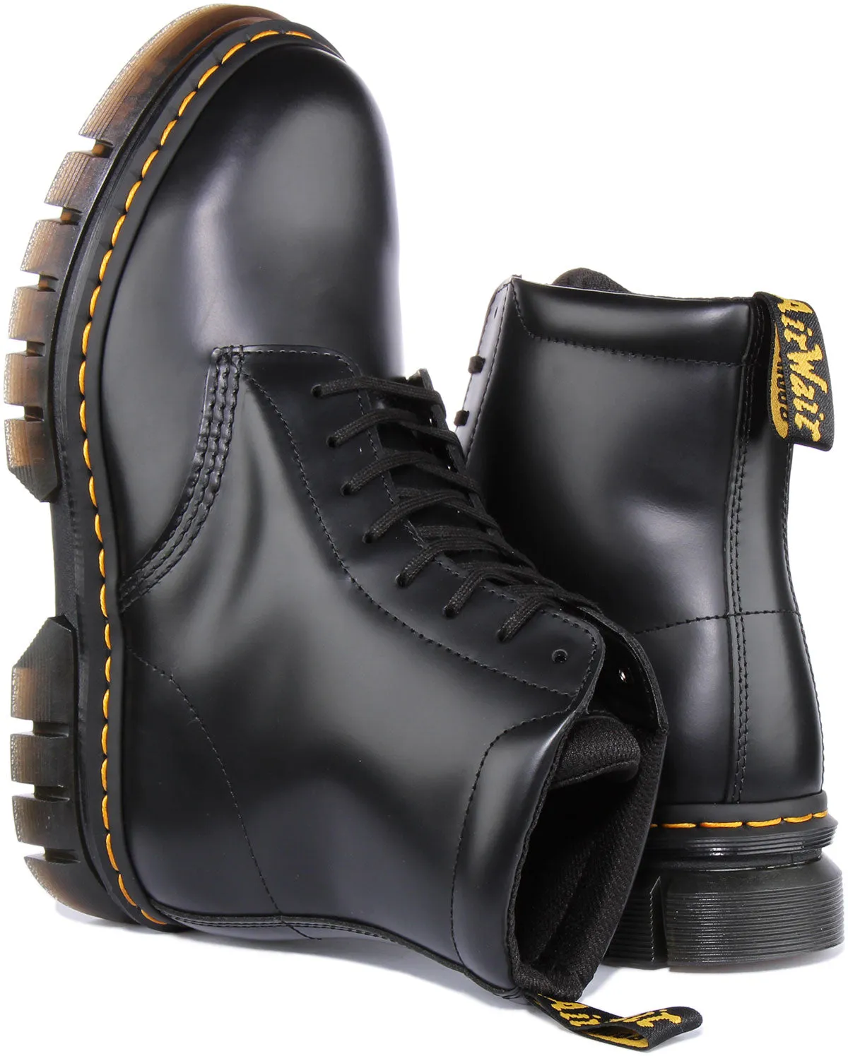 Dr. Martens Rikard 8-Loch-Stiefel in Schwarz für Herren von Dr. Martens