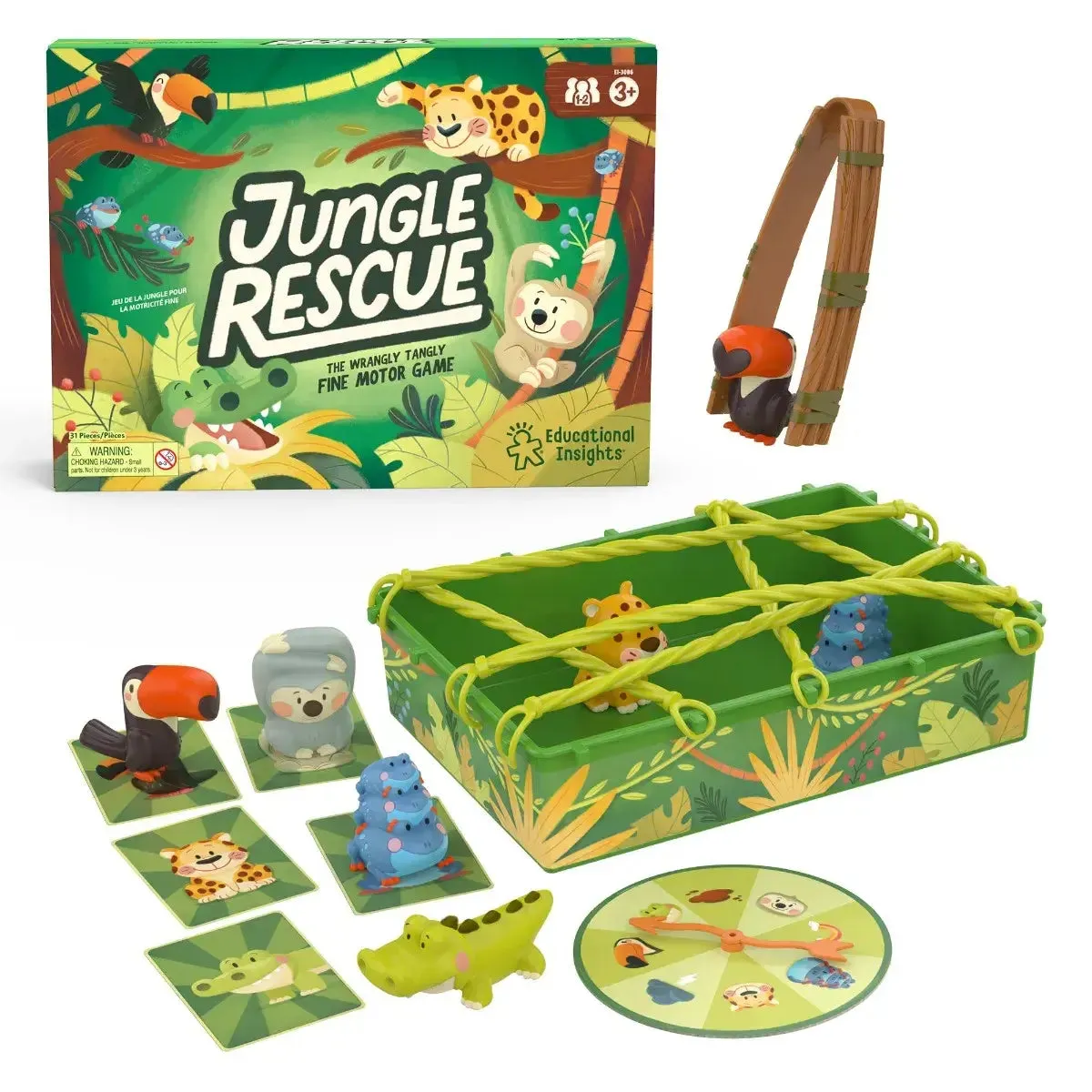 Educational Insights Jungle Rettung Brettspiel für Kleinkinder