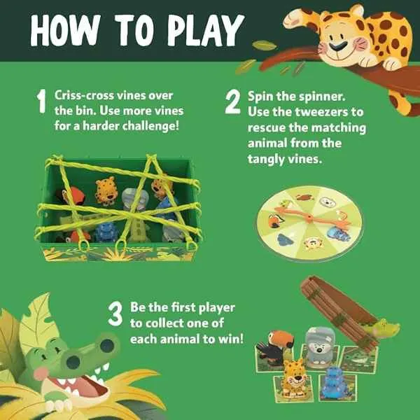 Educational Insights Jungle Rettung Brettspiel für Kleinkinder