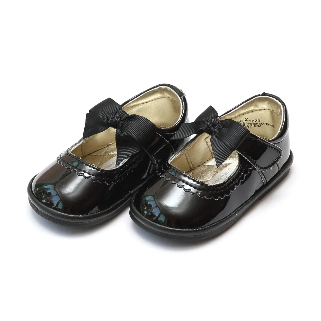 Elsa Leder Ripsbandschleife Mary Jane - Babys & Kleinkinder Babykids_Angel