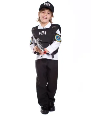 FBI-Kostüm - Kinder Babykids_Amerika-Verkleidung