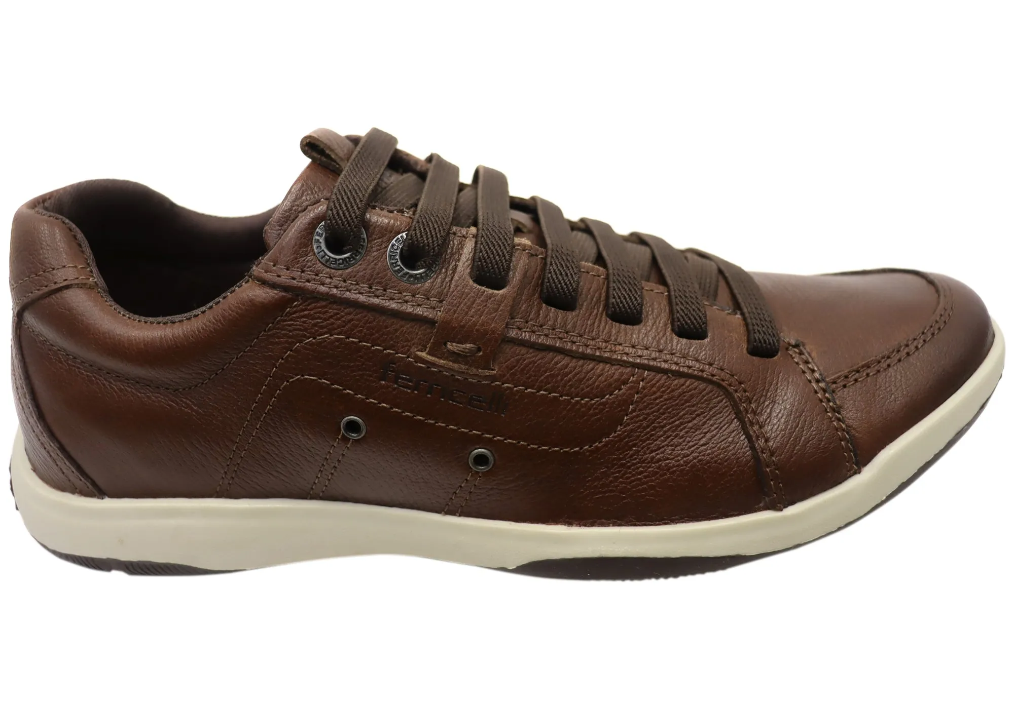 Ferricelli Cortes Herren Brasilianische Bequemlichkeit Leder Slip-On Freizeitschuhe Ferricelli Schuhe