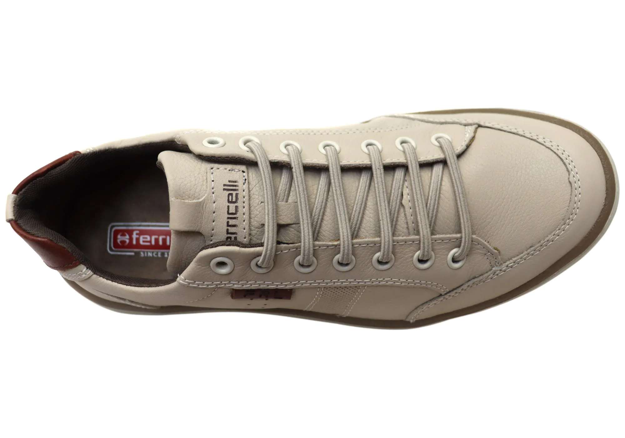 Ferricelli Richard Herren Brasilianische Bequemlichkeit Leder Slip-On Freizeitschuhe Ferricelli Schuhe