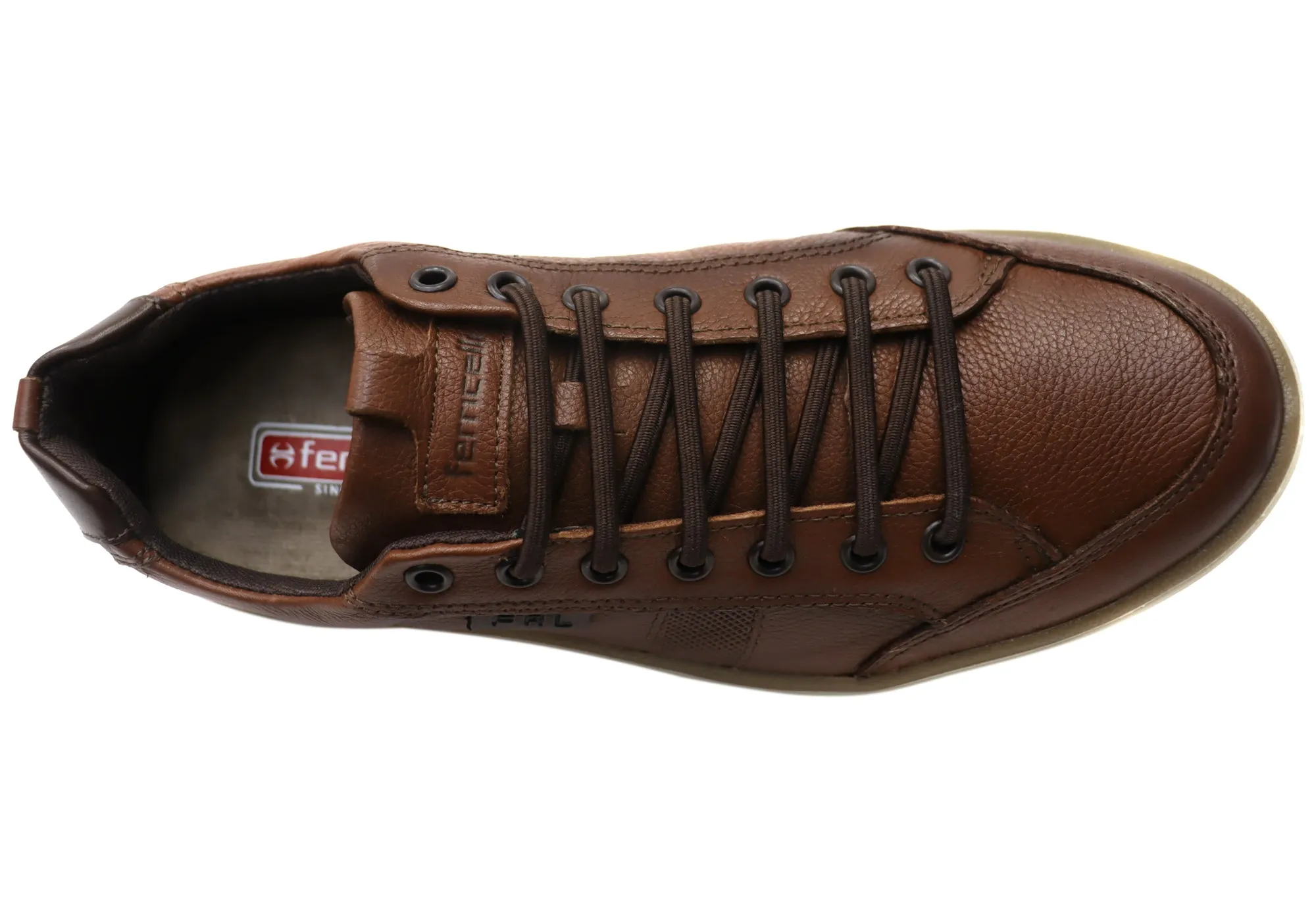 Ferricelli Richard Herren Brasilianische Bequemlichkeit Leder Slip-On Freizeitschuhe Ferricelli Schuhe