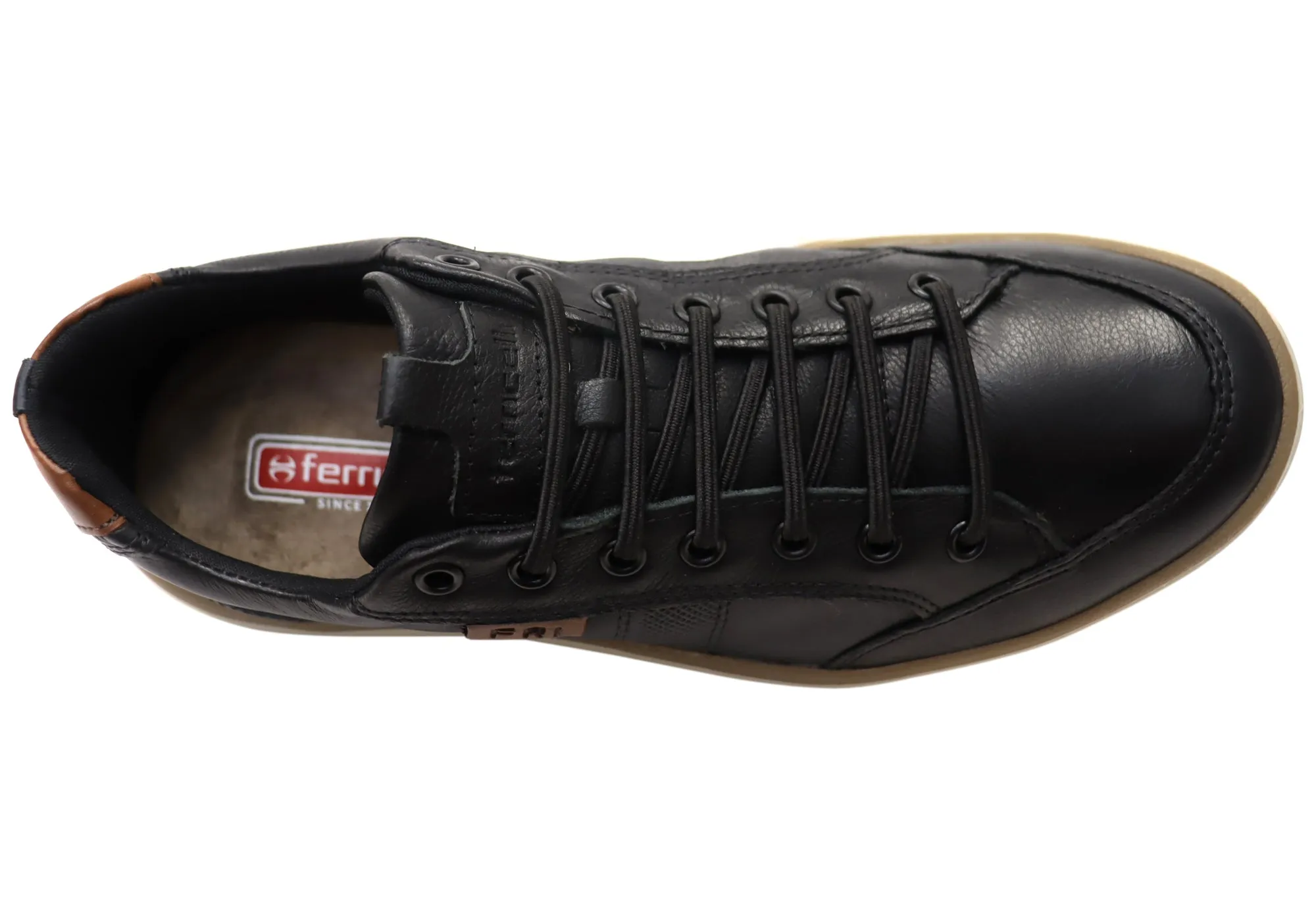 Ferricelli Richard Herren Brasilianische Bequemlichkeit Leder Slip-On Freizeitschuhe Ferricelli Schuhe