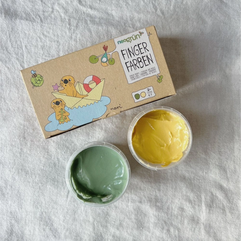 Fingerfarben-Set - Natürliche Zutaten