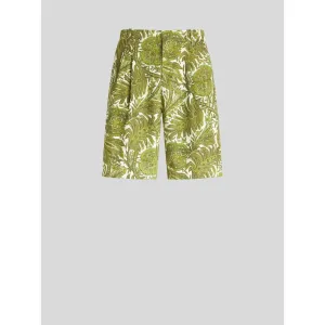BLATTMUSTER BERMUDAHOSEN
