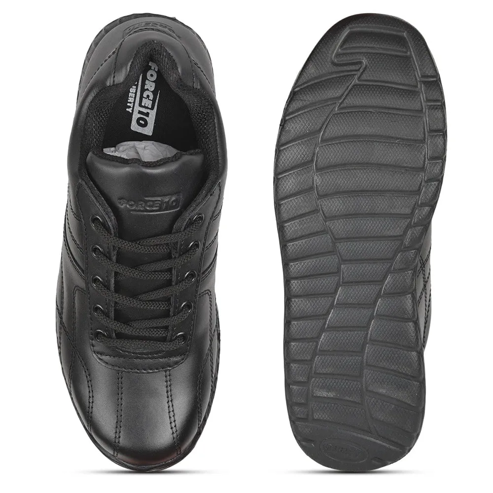 Force 10 Schnürschuhe Schwarz Freizeitschuhe Für Herren 9906-05 Von Liberty