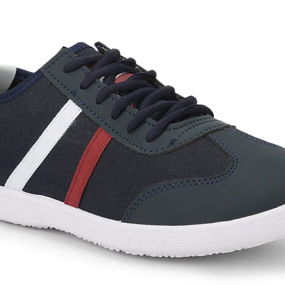 Force 10 Schnürung Marineblaue Freizeitschuhe Für Herren DYLAN-1E von Liberty