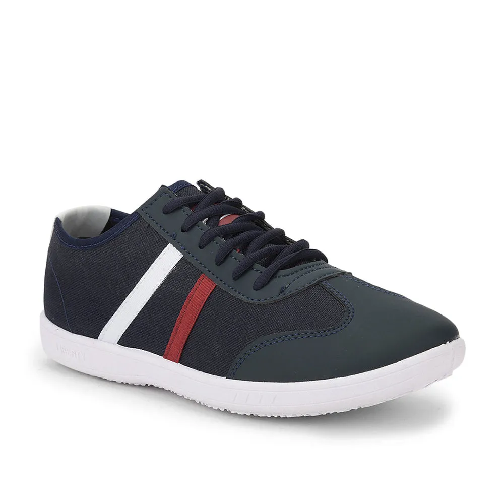 Force 10 Schnürung Marineblaue Freizeitschuhe Für Herren DYLAN-1E von Liberty