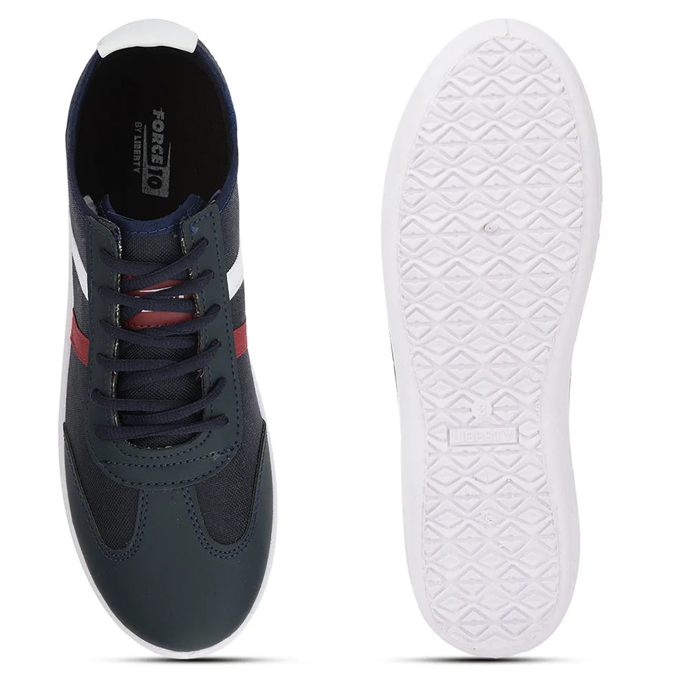 Force 10 Schnürung Marineblaue Freizeitschuhe Für Herren DYLAN-1E von Liberty