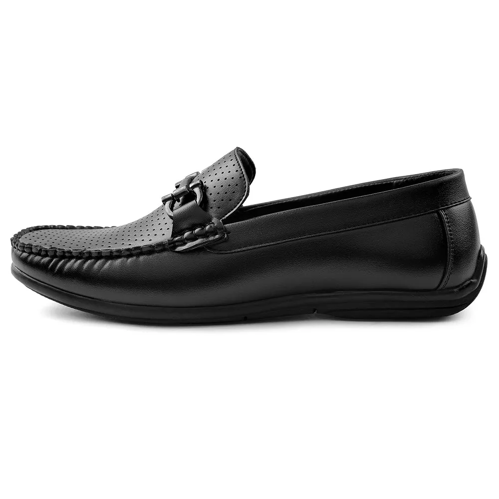 Fortune Black Casual Loafers Für Herren HML-10E Von Liberty