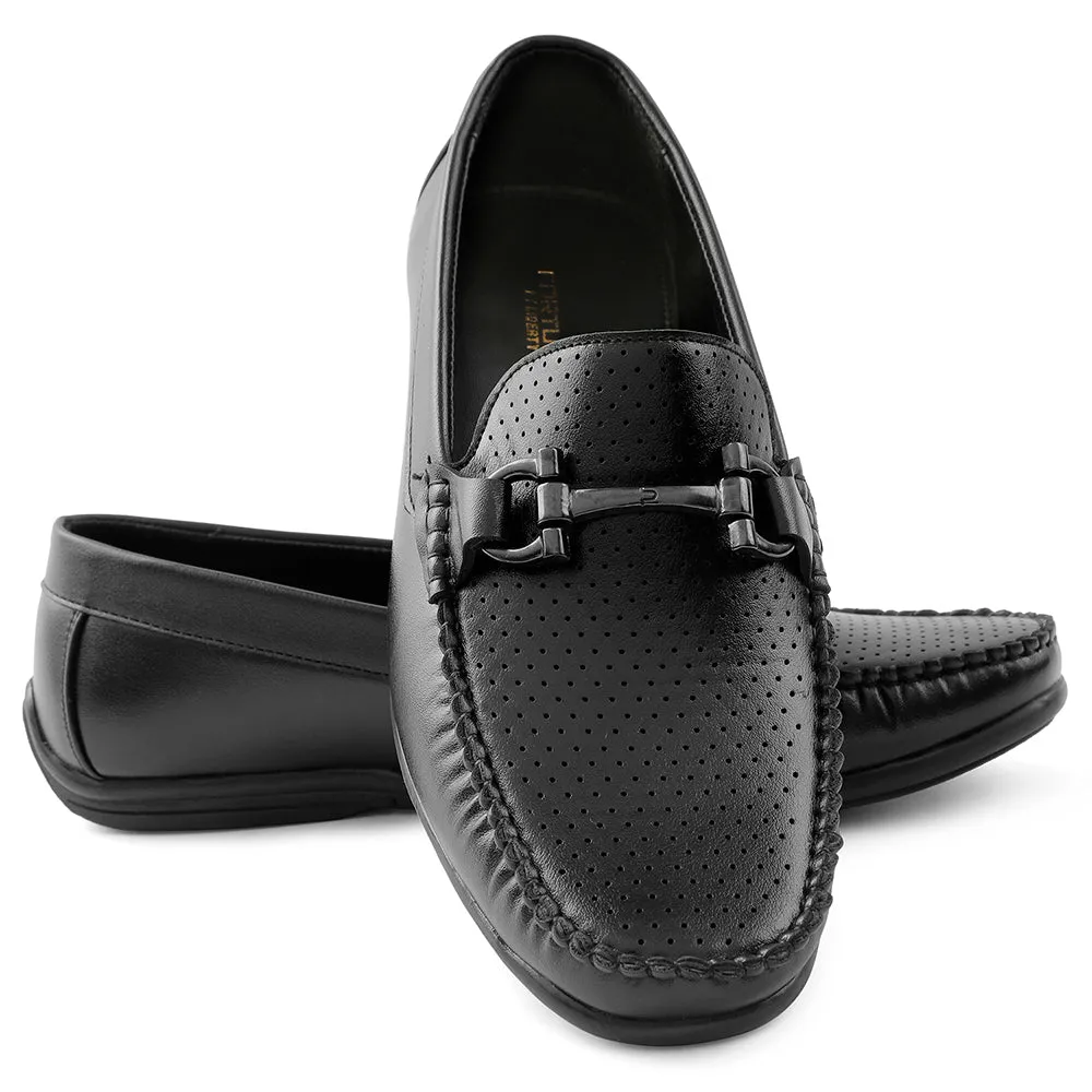 Fortune Black Casual Loafers Für Herren HML-10E Von Liberty