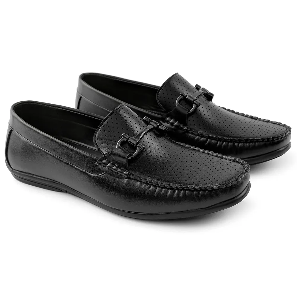 Fortune Black Casual Loafers Für Herren HML-10E Von Liberty