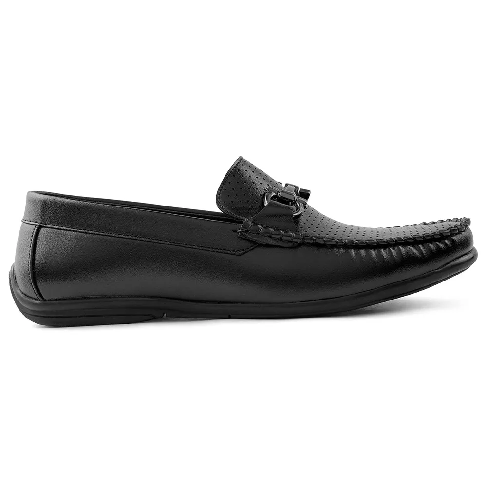 Fortune Black Casual Loafers Für Herren HML-10E Von Liberty
