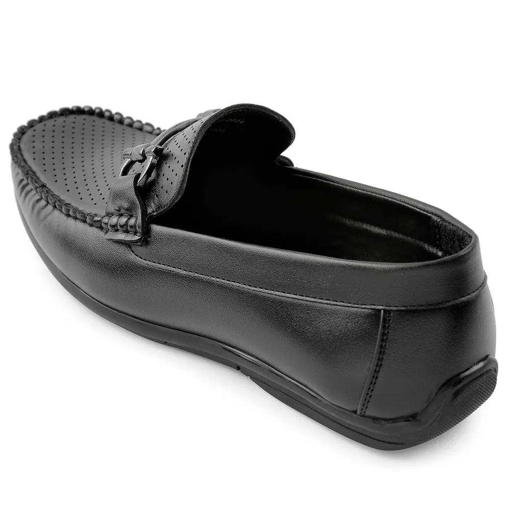 Fortune Black Casual Loafers Für Herren HML-10E Von Liberty
