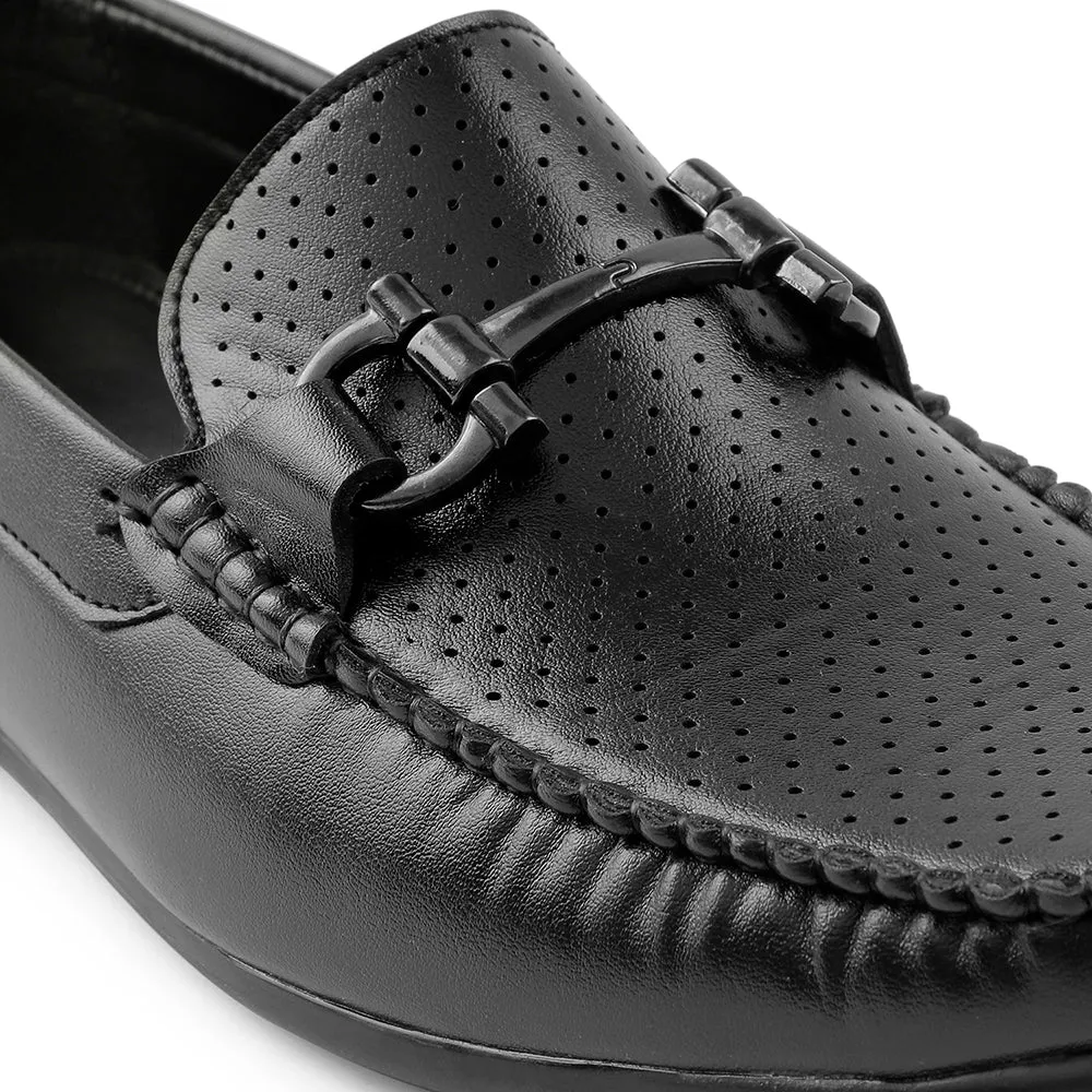 Fortune Black Casual Loafers Für Herren HML-10E Von Liberty
