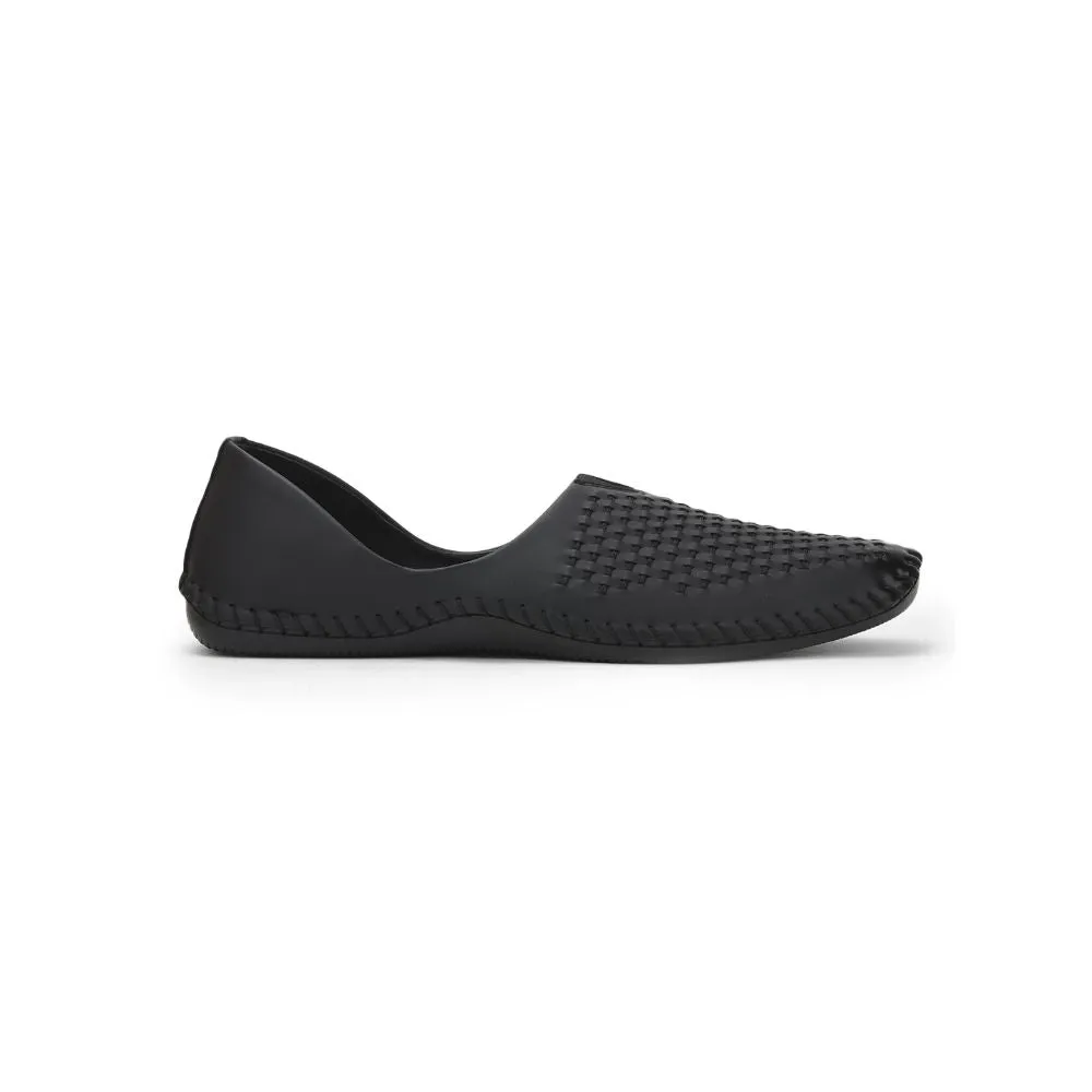 Fortune Black Casual Mojari Schuhe Für Männer Avn-40 Von Liberty