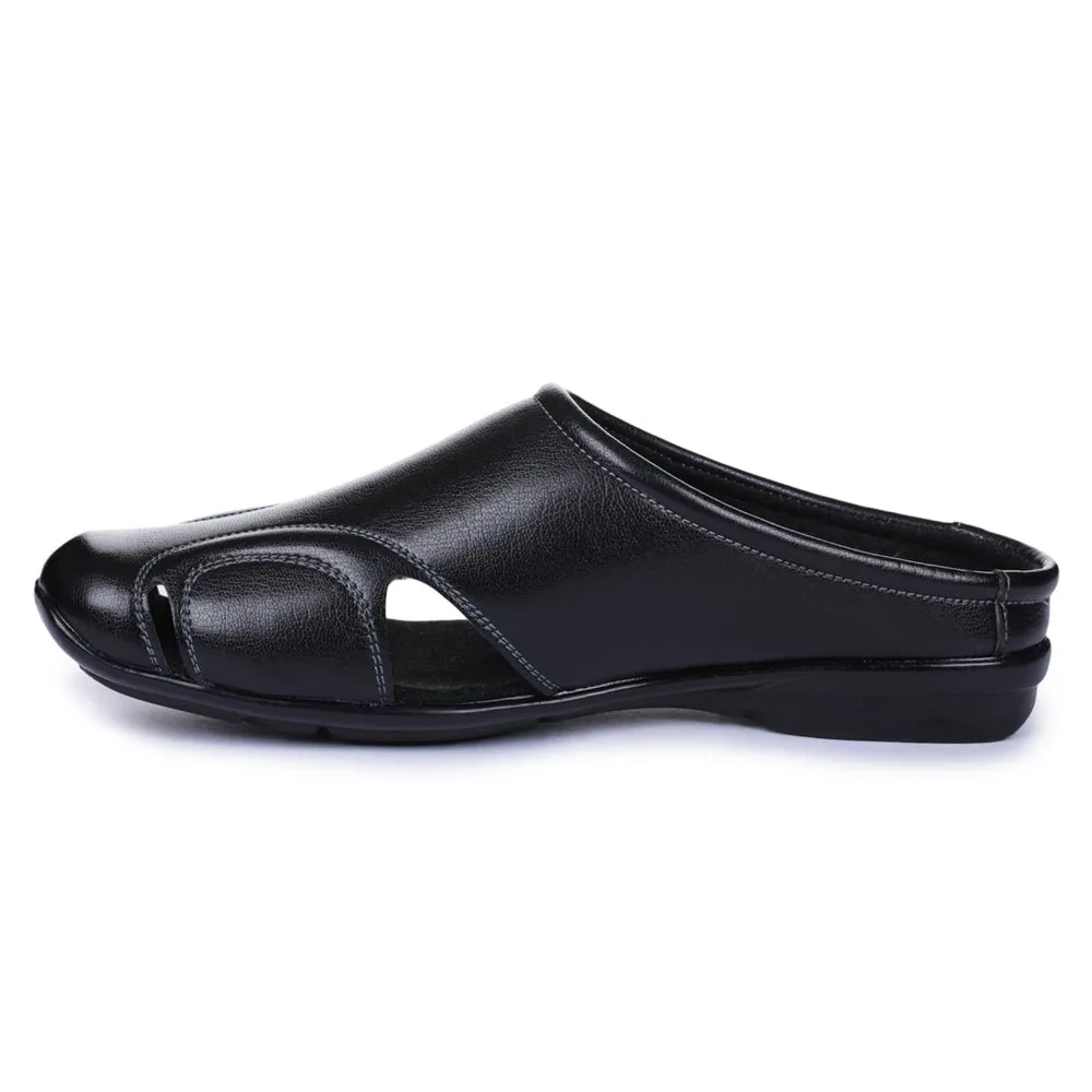 Fortune Black Bequeme Schlupf-Mules Für Herren J-153 Von Liberty