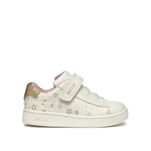 Geox: Eclyper Sneaker - Elfenbein / Gold
