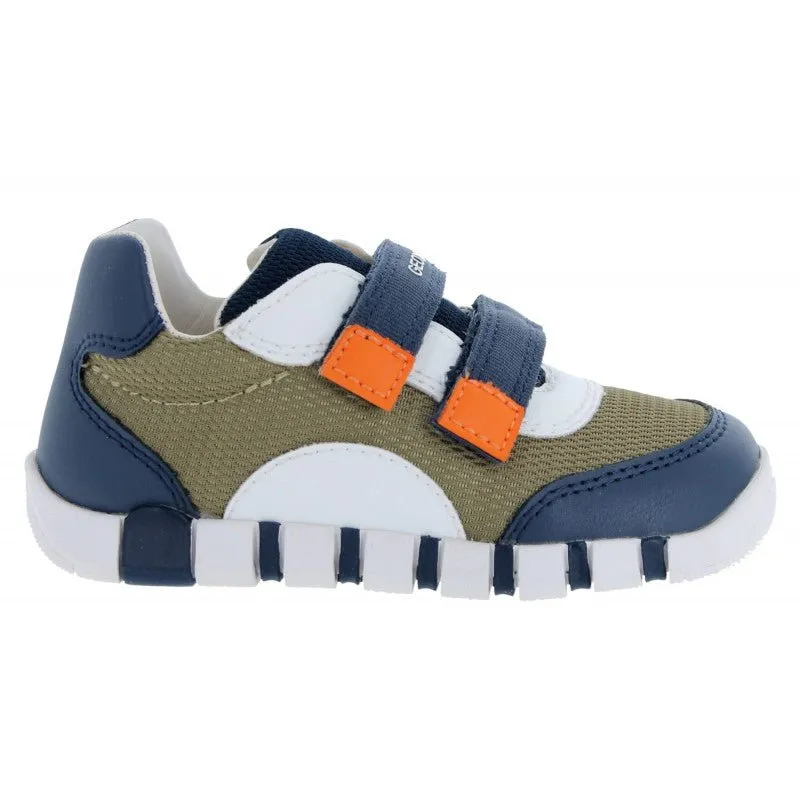 Geox: Iupidoo Kletterschuhe - Pistazie / Marine