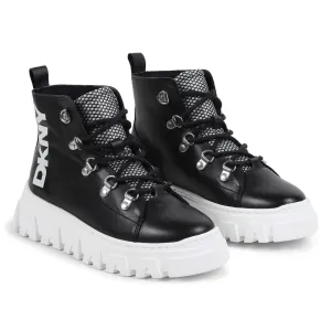 Mädchen Schwarze Schnürstiefeletten