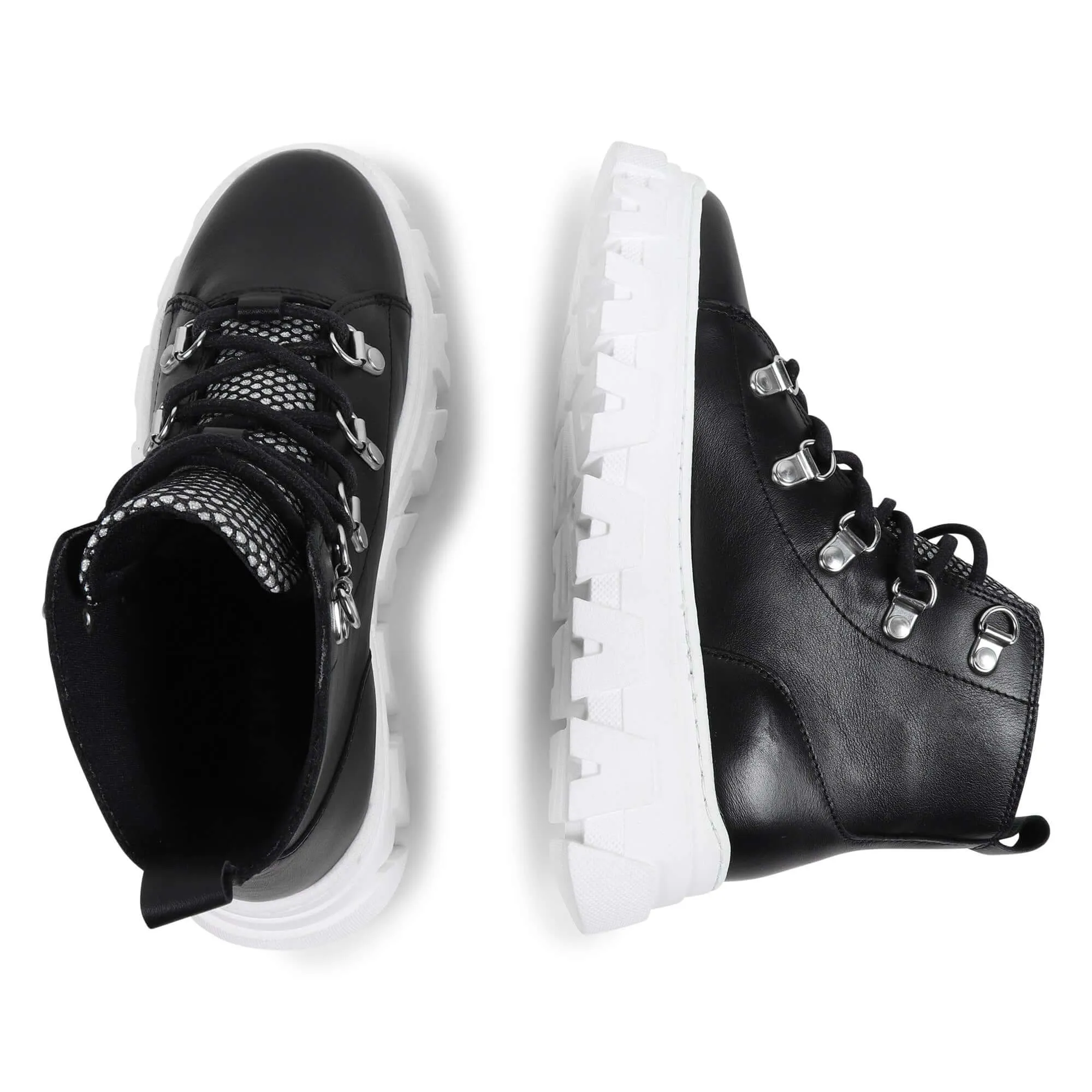 Mädchen Schwarze Schnürstiefeletten