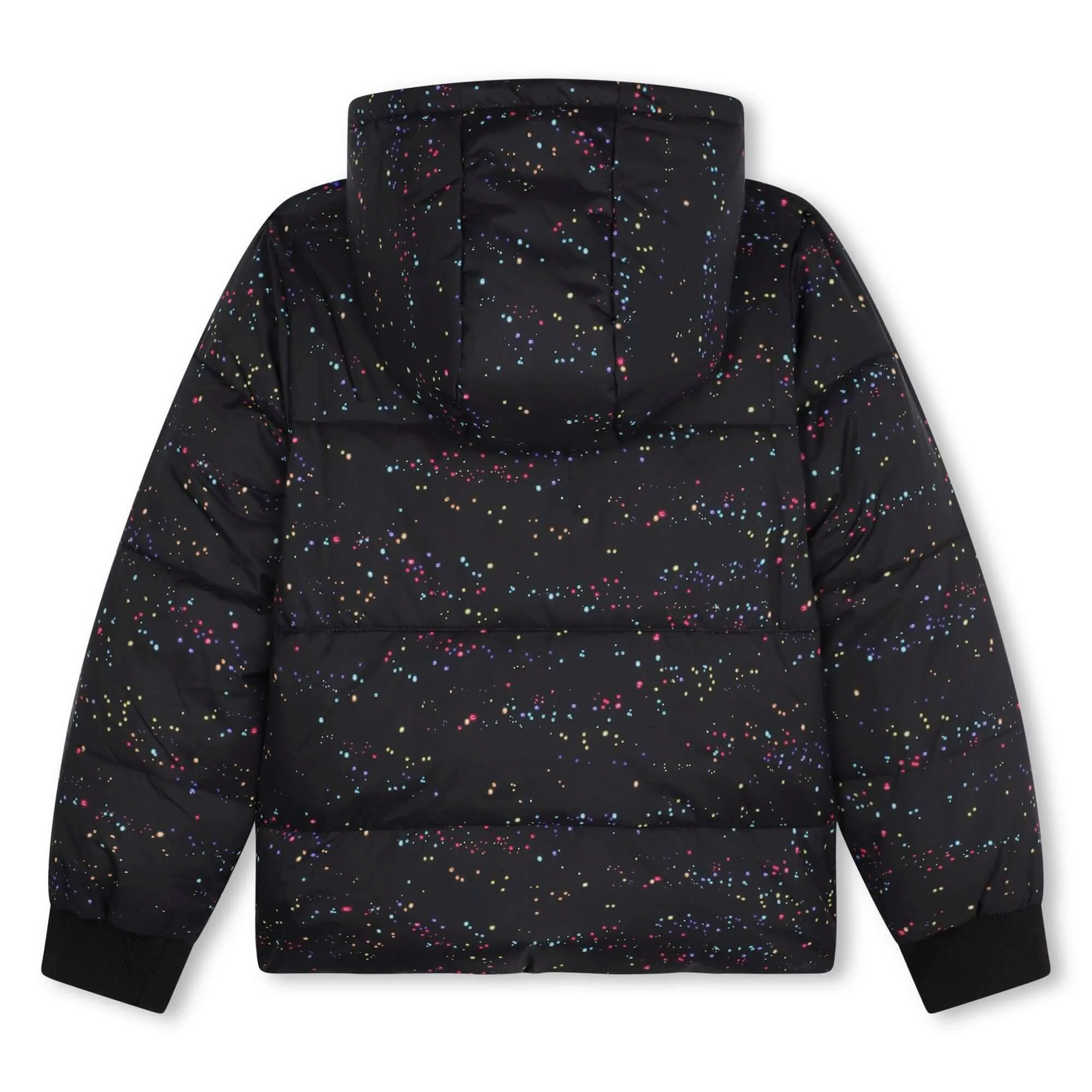 Mädchen Schwarze Reversible Daunenjacke