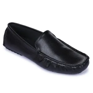 Gliders Schwarze Casual Loafer Schuhe Für Herren 2101-01 Von Liberty