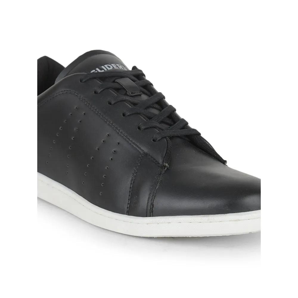 Gleiter Casual Schwarze Schnürung Sneaker Für Männer ANDERSON By Liberty