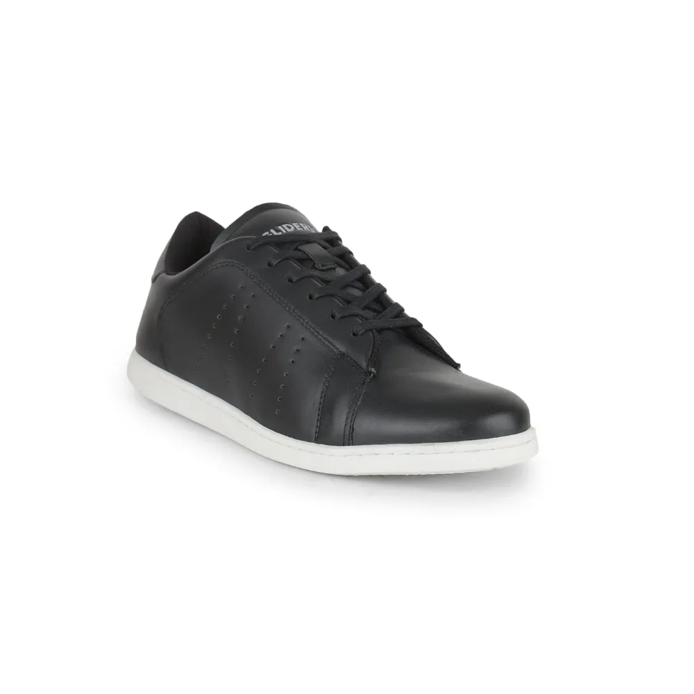 Gleiter Casual Schwarze Schnürung Sneaker Für Männer ANDERSON By Liberty