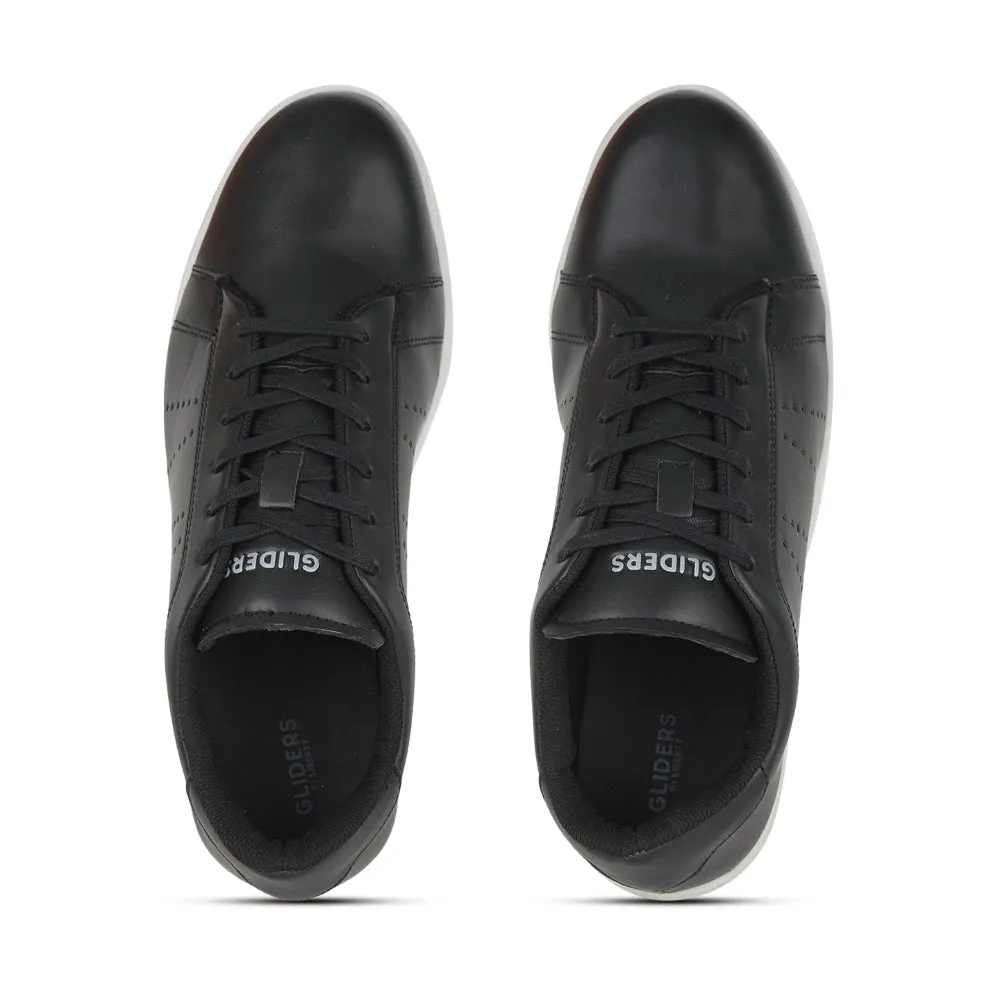 Gleiter Casual Schwarze Schnürung Sneaker Für Männer ANDERSON By Liberty