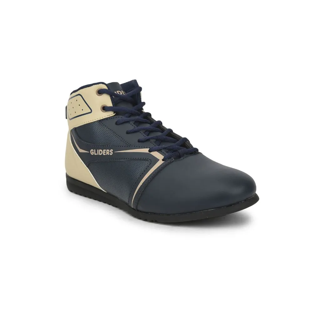 Gliders Casual Navy Blue Schnürschuhe Für Herren RIDER-E By Liberty