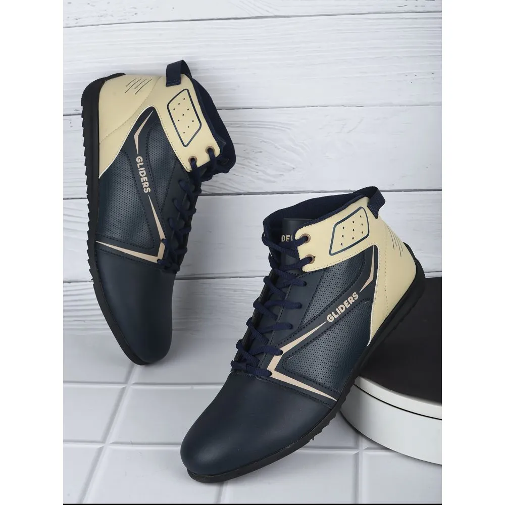 Gliders Casual Navy Blue Schnürschuhe Für Herren RIDER-E By Liberty