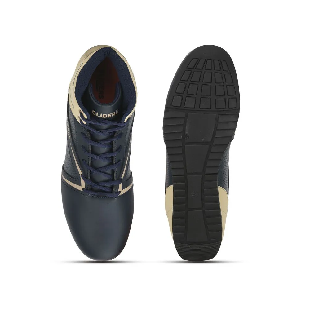Gliders Casual Navy Blue Schnürschuhe Für Herren RIDER-E By Liberty