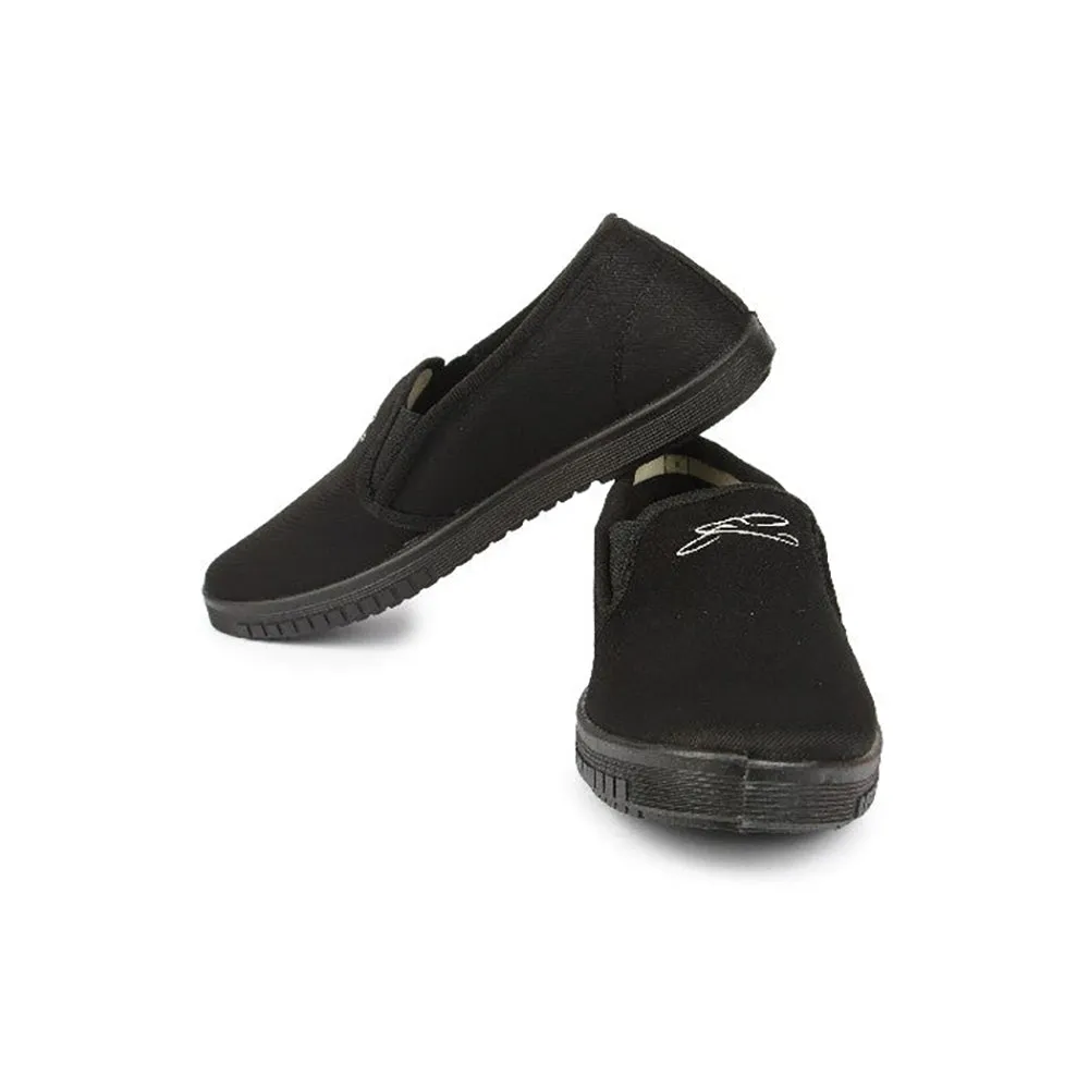 Gliders Bequeme Schlupfschuhe Schwarze Mokassins Für Herren JOGGING-E Von Libertyty