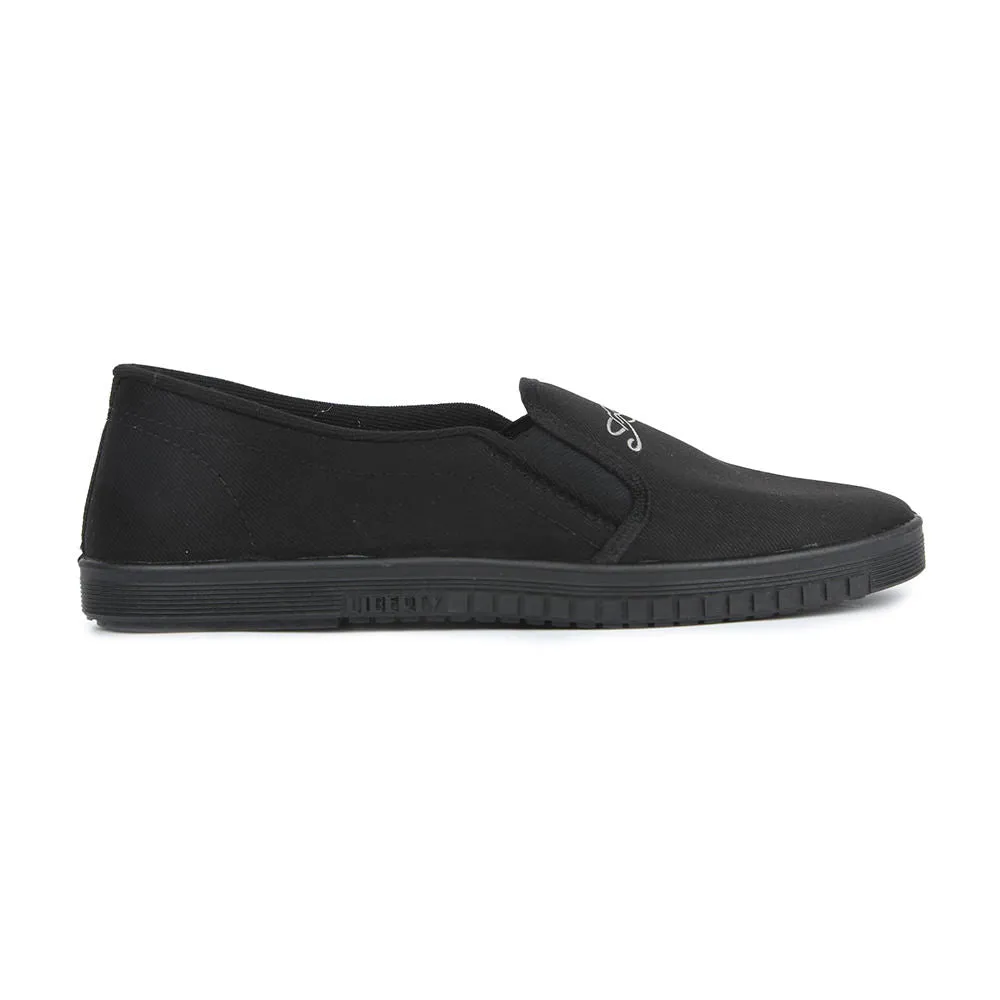 Gliders Bequeme Schlupfschuhe Schwarze Mokassins Für Herren JOGGING-E Von Libertyty