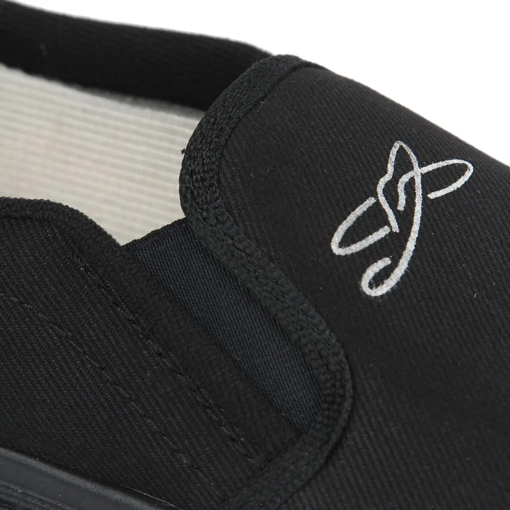 Gliders Bequeme Schlupfschuhe Schwarze Mokassins Für Herren JOGGING-E Von Libertyty