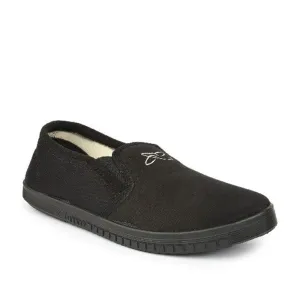 Gliders Bequeme Schlupfschuhe Schwarze Mokassins Für Herren JOGGING-E Von Libertyty
