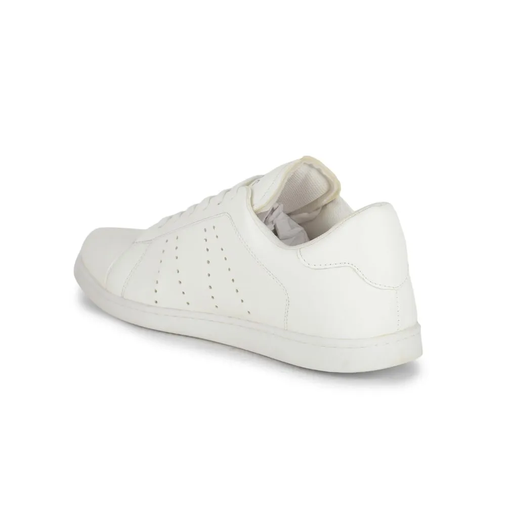 Gliders Casual Weiße Schnürsneaker Für Männer ANDERSON By Liberty