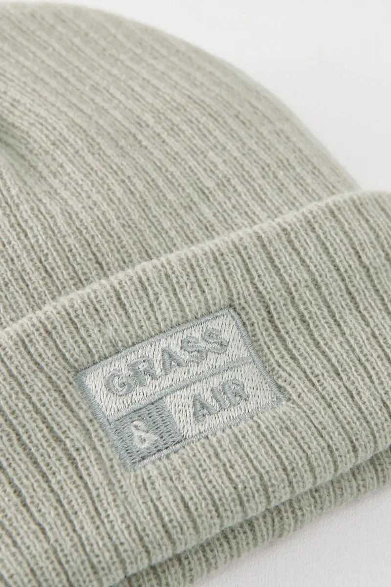 Gras & Luft: Geo Thermal Graue Mütze