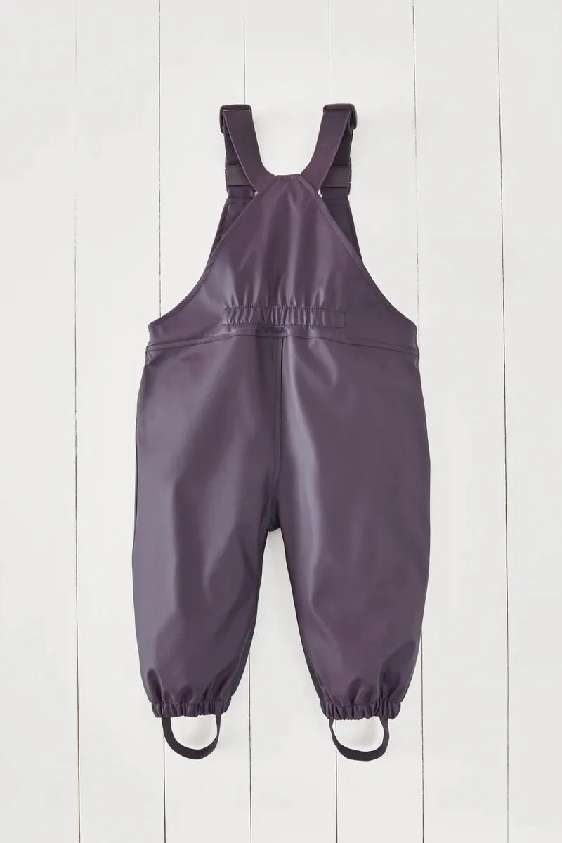 Gras & Luft: Rainster Wasserdichte Latzhose - Amethyst